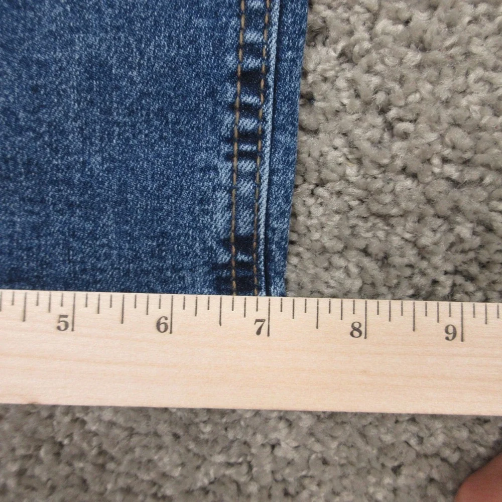 Buffalo David Bitton Jeans Mens 34x30 Blue Ash Slim Fit Faded Denim Pants NEW